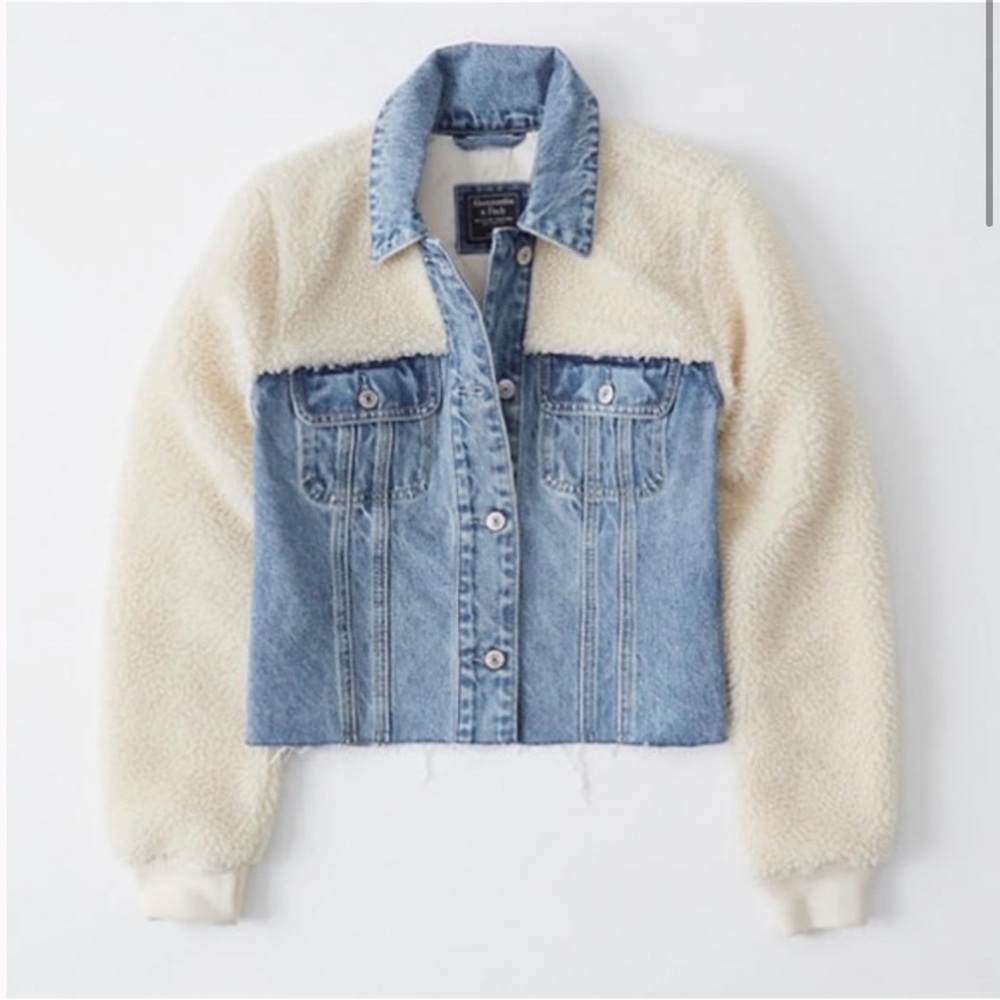 Abercrombie And Fitch Denim And Wool Jacket - image 2